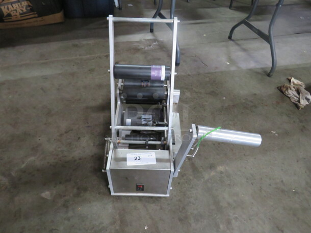 One Label Roller. WORKING! needs power Cord. - Image 1 of 3