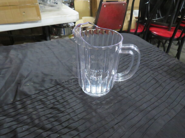 NEW Clear Poly Pitcher. 3XBID