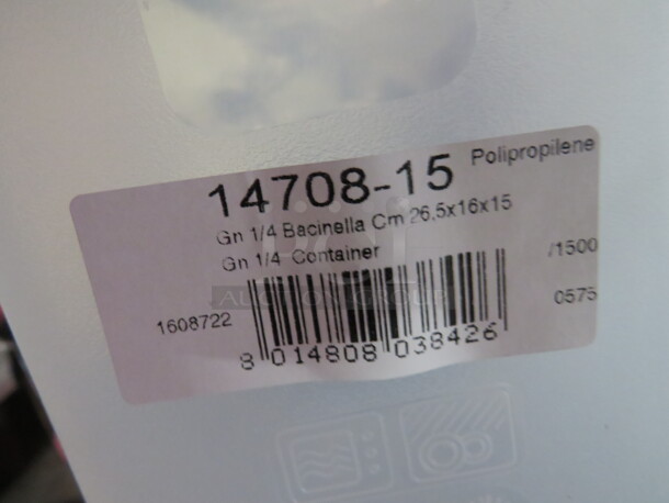 NEW 1.4 Size 6 Inch Deep Food Storage Container. 3XBID - Image 2 of 2