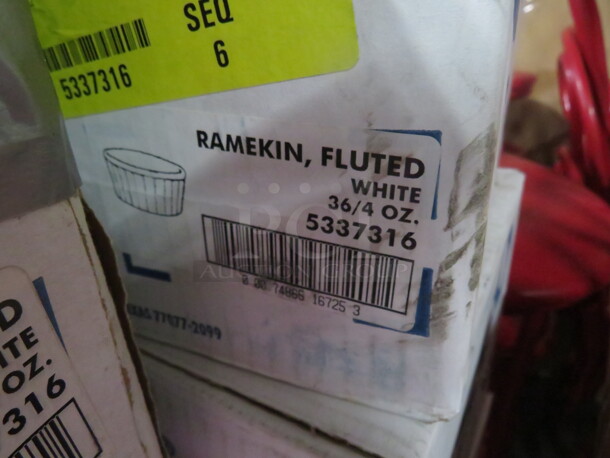 One Case Of 36 NEW Sysco 4oz Fluted Ramekins. #5337316 - Image 3 of 3