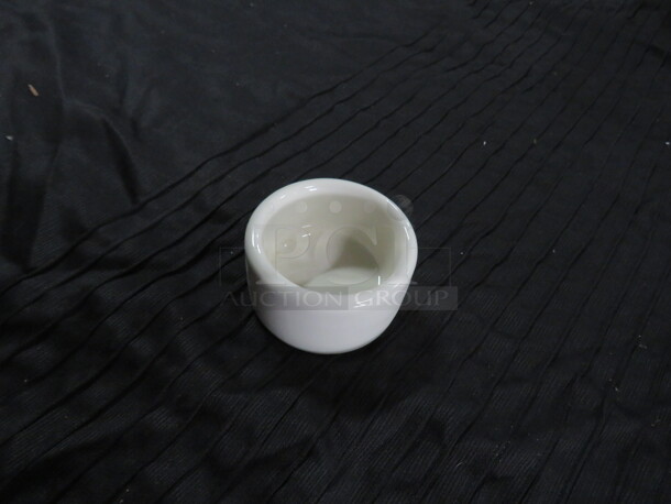 One Case Of 35 NEW Sysco 2oz Cheese Pipkin Ramekins. #414507 - Image 1 of 2