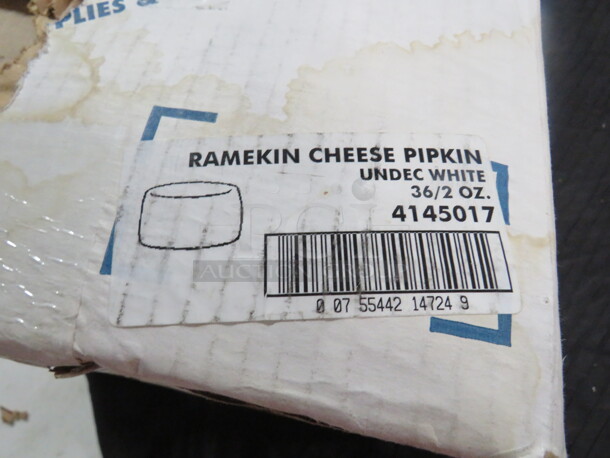 One Case Of 35 NEW Sysco 2oz Cheese Pipkin Ramekins. #414507 - Image 2 of 2