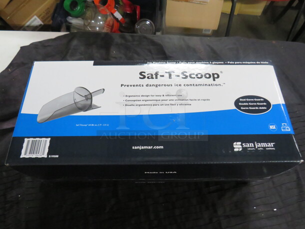 One NEW San Jamar Saf-T Scoop Ice Scoop. #S19500. $119.98 - Image 1 of 1