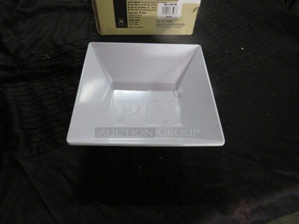NEW 6 Inch GET Square Bowl. #ML-246-W. 6XBID.