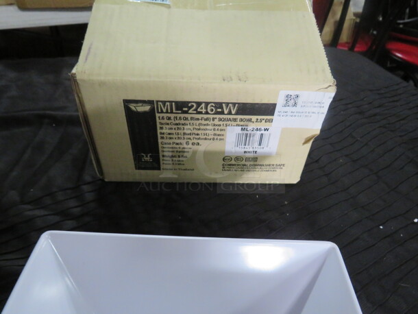 NEW 6 Inch GET Square Bowl. #ML-246-W. 6XBID. - Image 2 of 2