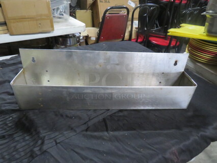 One 22 Inch Stainless Steel Speed Rail.