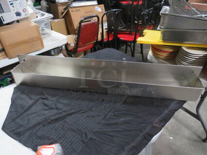 One 42 Inch Stainless Steel Speed Rail.
