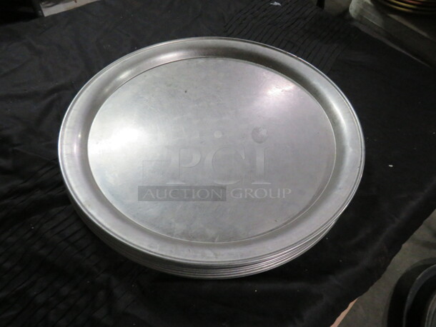 16 Inch Round Stainless Steel Pizza Pan Server. 11XBID
