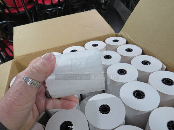One Case Of App 49 Rolls Of Thermal Roll Tape. 3.125X230. - Image 1 of 2