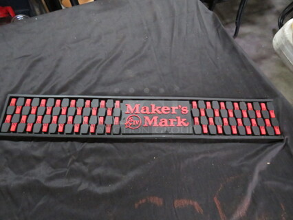One Makers Mark Bar Mat.