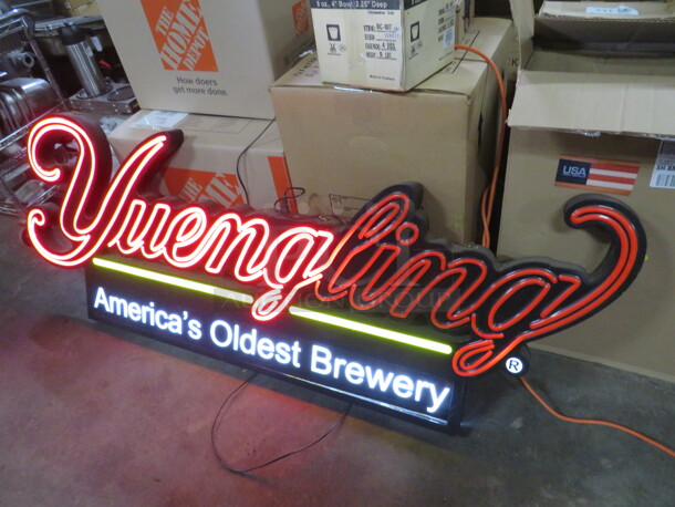 One Yuengling Electric Sign. 72X27