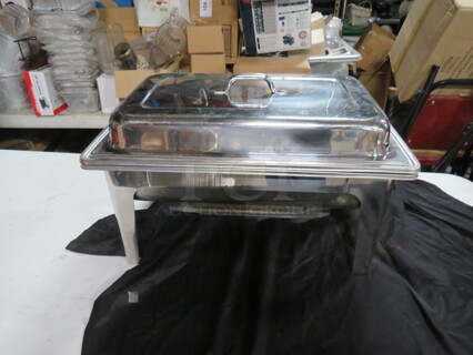 One Stainless Steel Full Size Complete Chafer.