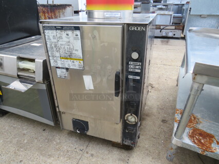 One Groen Vortex 100 Connectionless Steamer. 240 Volt. 3 Phase. Unable To Test. 21.5X29X33.5. 