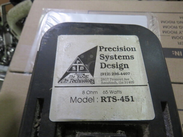 Precision Systems Design Speaker. Model# RTS-451. 2XBID - Image 2 of 2
