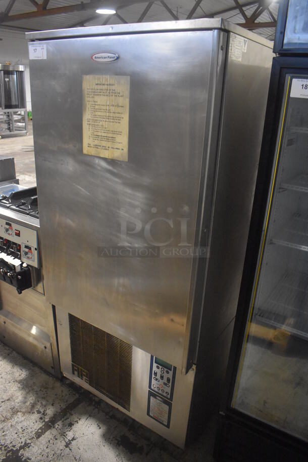 American Panel AP12BCF110-3 Stainless Steel Commercial Batch Freezer w/ Probe. 208 Volts, 3 Phase. 32x36x72.5