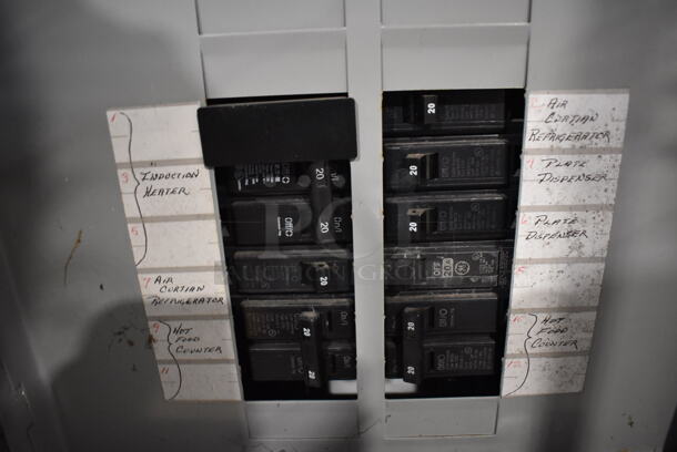 ALL ONE MONEY! Lot of RSR16 16' Food Service Conveyor Belt w/ Electrical Raceway on Commercial Casters and Extra Curve Piece. 120/208 Volts, 3 Phase. 192x23x38, 12x55x3 - Image 9 of 10