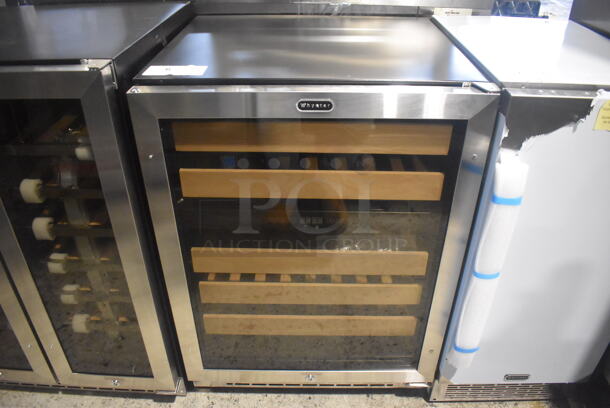 BRAND NEW! Whynter Metal Wine Chiller Merchandiser. 23.5x22x32. Tested and Working!