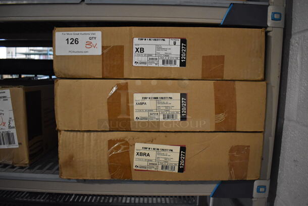 3 Various IN ORIGINAL BOX! Exit Signs; F2RP W 1 RC 120/277 PNL,  F2RP W 2 RMR 120/277 PNL and F2RP W 1 RC RA 120/277 PNL. 3 Times Your Bid! - Image 7 of 7