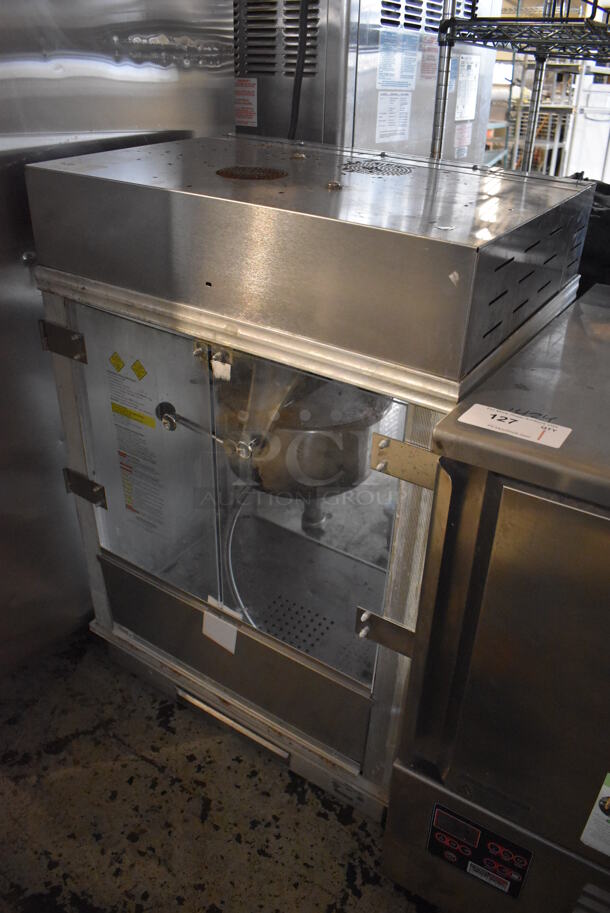 Gold Medal 2001ST Metal Commercial Countertop Popcorn Machine Merchandiser. 120 Volts, 1 Phase. 27x20x40. Cannot Test Due To Plug Style - Image 3 of 6