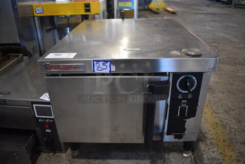 Market Forge Stainless Steel Commercial Countertop Electric Powered Single Cabinet Steam Cabinet. 480 Volts.3 Phase. 24x30x21