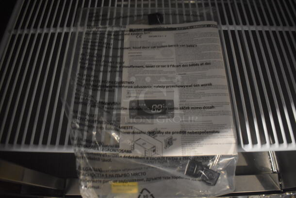 BRAND NEW! 2019 Atosa MBF8006 Stainless Steel Commercial 3 Door Reach In Cooler w/ Poly Coated Racks on Commercial Casters. 115 Volts, 1 Phase. 78x32x83. Tested and Working! - Image 7 of 7