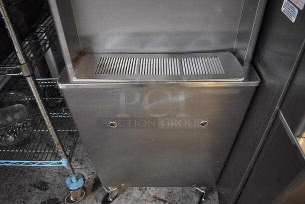 2012 Taylor 794-33 Stainless Steel Commercial Floor Style Air Cooled 2 Flavor w/ Twist Soft Serve Ice Cream Machine on Commercial Casters. 208-230 Volts, 3 Phase. 20x34x60 - Image 5 of 8
