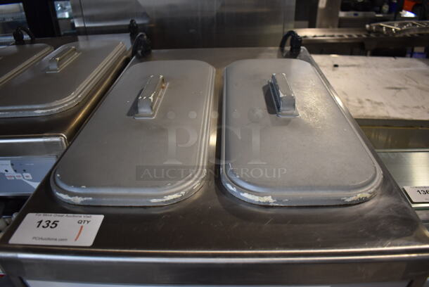 2012 Taylor 794-33 Stainless Steel Commercial Floor Style Air Cooled 2 Flavor w/ Twist Soft Serve Ice Cream Machine on Commercial Casters. 208-230 Volts, 3 Phase. 20x34x60 - Image 6 of 7