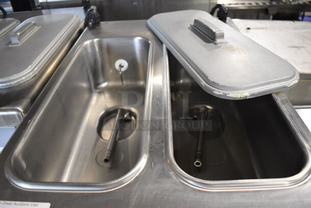 2012 Taylor 794-33 Stainless Steel Commercial Floor Style Air Cooled 2 Flavor w/ Twist Soft Serve Ice Cream Machine on Commercial Casters. 208-230 Volts, 3 Phase. 20x34x60 - Image 7 of 7