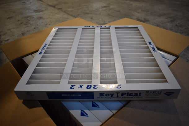 12 BRAND NEW IN BOX! Purolator Key Pleat Filters. 20x20x2. 12 Times Your Bid!