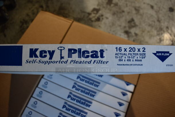 12 BRAND NEW IN BOX! Purolator Key Pleat Filters. 16x20x2. 12 Times Your Bid! - Image 3 of 6