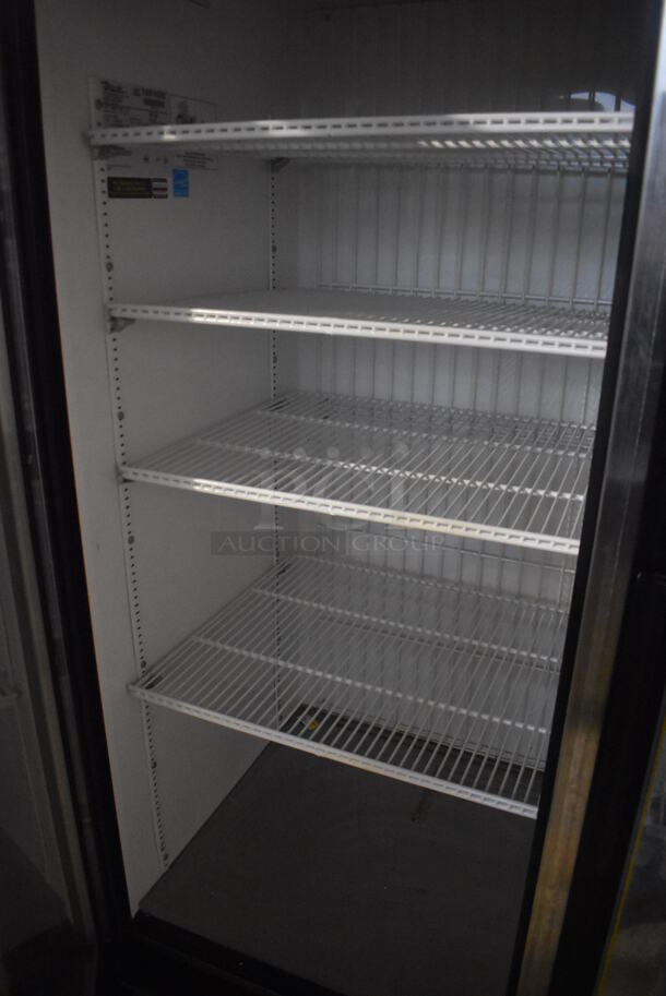 2012 True GDM-49F-LD ENERGY STAR Metal Commercial 2 Door Reach In Freezer Merchandiser w/ Poly Coated Racks. 115/208-230 Volts, 1 Phase. 54x34x78 - Image 6 of 7