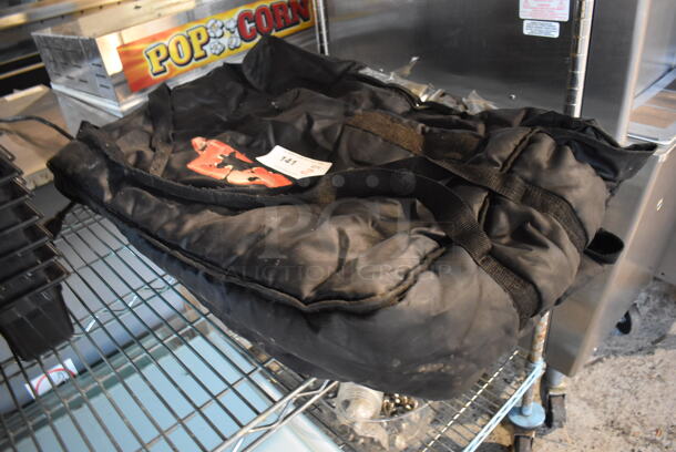 2 Black Insulated Food Carrying Bags. 26x7x15. 2 Times Your Bid! - Image 2 of 4