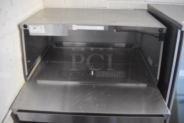 Duke DPC-38-120-DRW-DR-LM Stainless Steel Commercial Prep Station w/ 2 Drawers on Commercial Casters. 120 Volts, 1 Phase. 38x36x51. Tested and Working! - Image 2 of 8