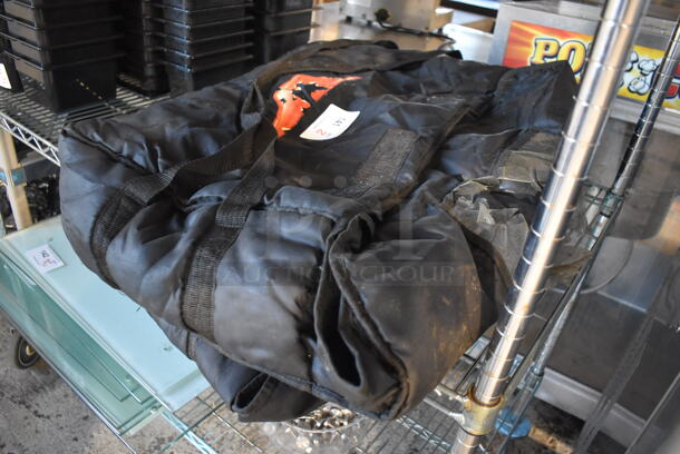 2 Black Insulated Food Carrying Bags. 26x7x15. 2 Times Your Bid! - Image 3 of 4
