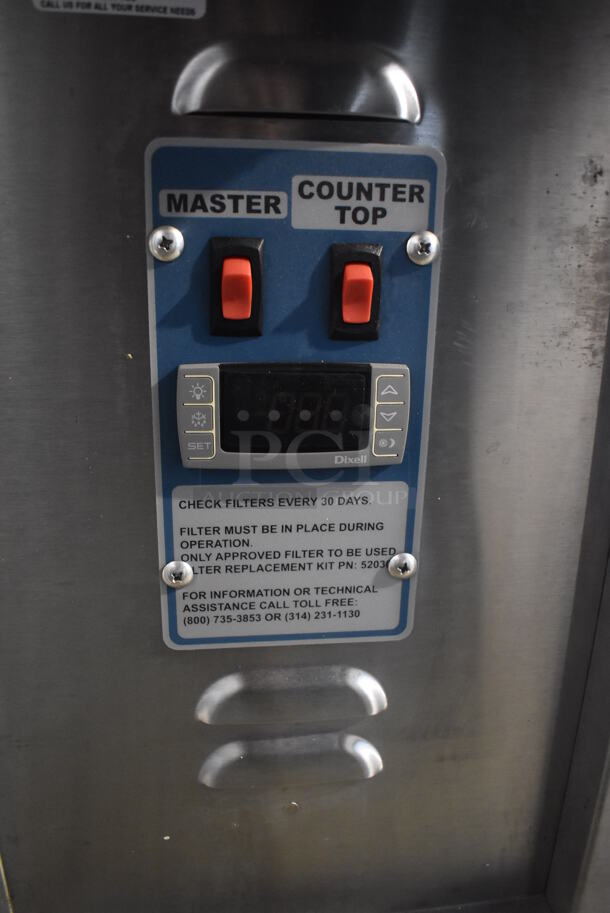 Duke DPC-38-120-DRW-DR-LM Stainless Steel Commercial Prep Station w/ 2 Drawers on Commercial Casters. 120 Volts, 1 Phase. 38x36x51. Tested and Working! - Image 7 of 8