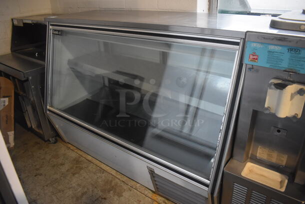 2012 Leader HDL72 S/C Metal Commercial Floor Style Deli Display Case Merchandiser. 115 Volts, 1 Phase. 72x33x52.5. Tested and Working!