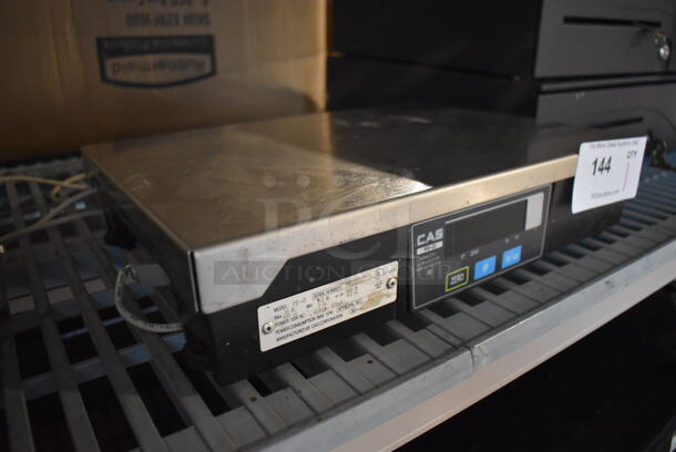 CAS PD-11 Metal Commercial Countertop 30 Pound Capacity Food Portioning Scale. 120 Volts, 1 Phase. 15x11x3.5 - Image 4 of 5