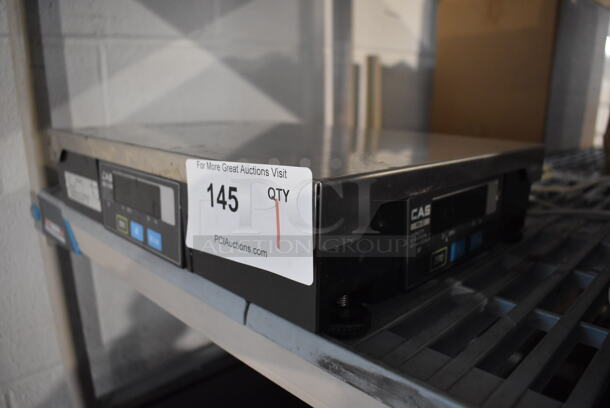 CAS PD-11 Metal Commercial Countertop 30 Pound Capacity Food Portioning Scale. 120 Volts, 1 Phase. 15x11x3.5 - Image 4 of 5