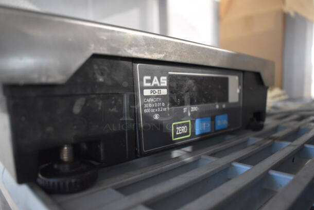 CAS PD-11 Metal Commercial Countertop 30 Pound Capacity Food Portioning Scale. 120 Volts, 1 Phase. 15x11x3.5 - Image 5 of 5
