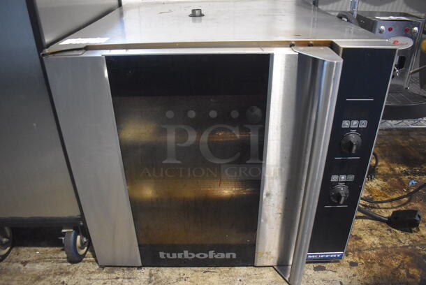 Moffat Turbofan E32D5 Stainless Steel Commercial Electric Powered Convection Oven w/ View Through Door. 208 Volts, 1 Phase. 29x35x26