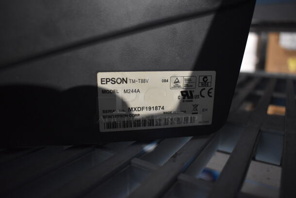 ALL ONE MONEY! Lot of Dell 15" Monitor, Epson M244A Receipt Printer, Screen and Keyboard - Image 5 of 6