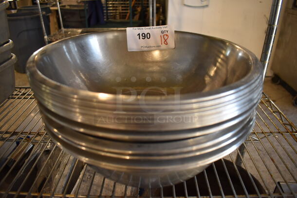 18 Metal Bowls. Includes 13.5x13.5x4.5. 18 Times Your Bid! - Image 1 of 3