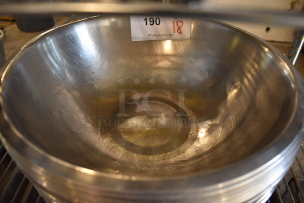 18 Metal Bowls. Includes 13.5x13.5x4.5. 18 Times Your Bid! - Image 2 of 3
