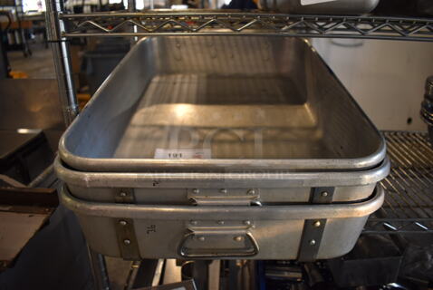 3 Metal Baking Pans. 18x24x4.5. 3 Times Your Bid!