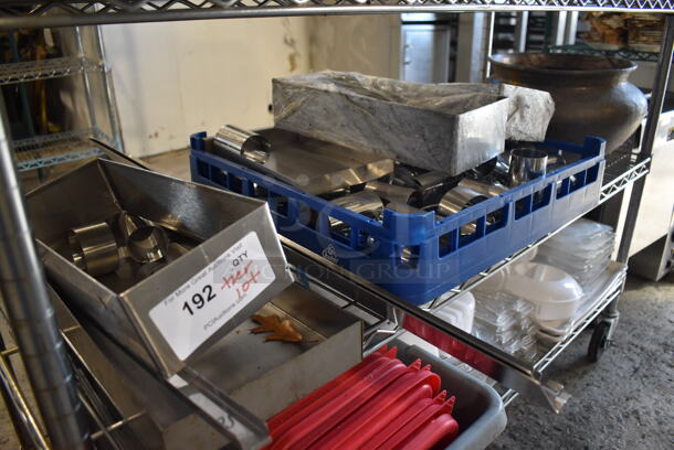 ALL ONE MONEY! Tier Lot of Various Metal Items Including Collars - Image 1 of 6