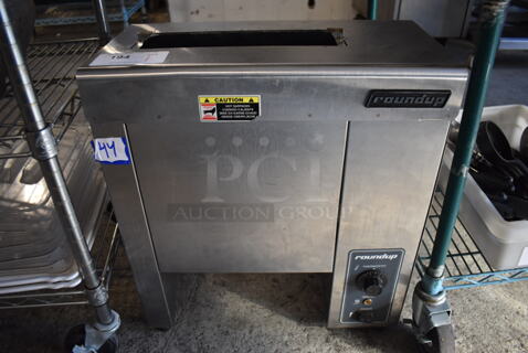 Roundup VCT-1000CF Stainless Steel Commercial Countertop Vertical Contact Toaster. 120 Volts, 1 Phase. 20x11x23. Tested and Working!