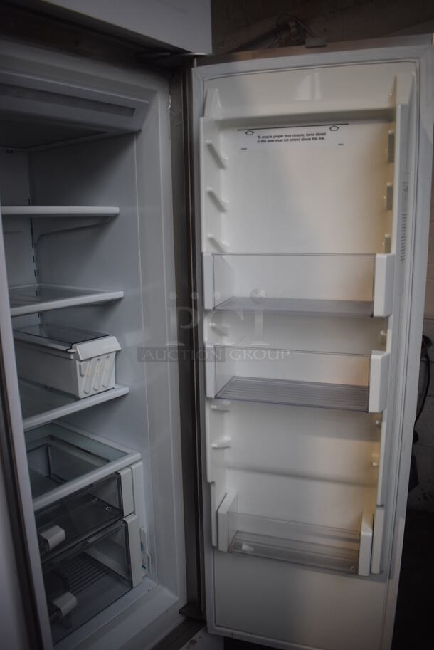 Sub-zero BI-36UFD/0 Metal French Style Door Cooler Freezer Combo Unit. 115 Volts, 1 Phase. 37x28x83. Tested and Working! - Image 6 of 6