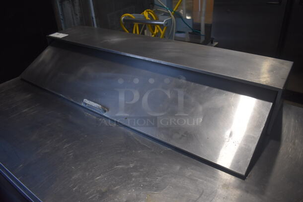 Victory VUR-60 Stainless Steel Commercial Sandwich Salad Prep Table Bain Marie Mega Top on Commercial Casters. 115 Volts, 1 Phase. 60x30x41.5. Tested and Working! - Image 4 of 8
