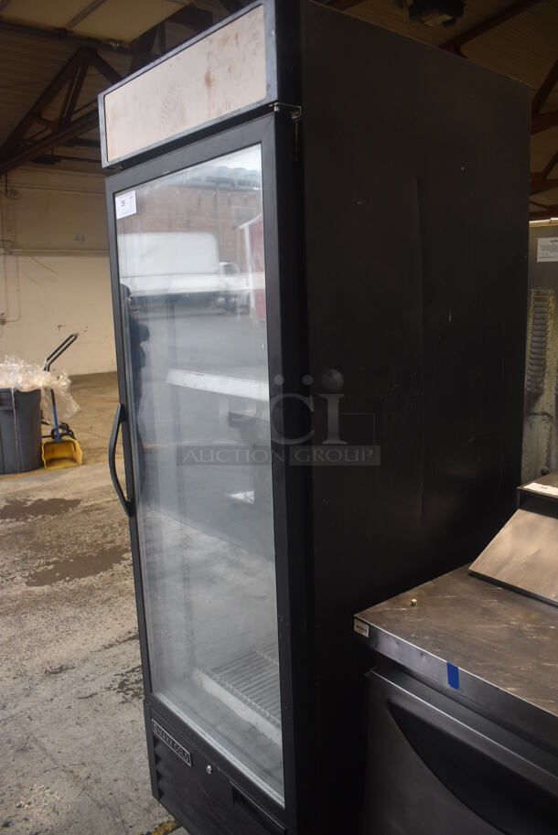 Maxx Cold MXM1-23RB Metal Commercial Single Door Reach In Cooler Merchandiser w/ Poly Coated Racks. 115 Volts, 1 Phase. 27x35x88. Tested and Working! - Image 5 of 5