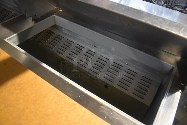 Continental SW72-16 Stainless Steel Commercial Sandwich Salad Prep Table Bain Marie Mega Top on Commercial Casters. 115 Volts, 1 Phase. 72x31x43. Tested and Working! - Image 3 of 7